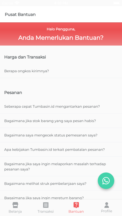 Tumbasin - Belanja di Pasar Screenshot