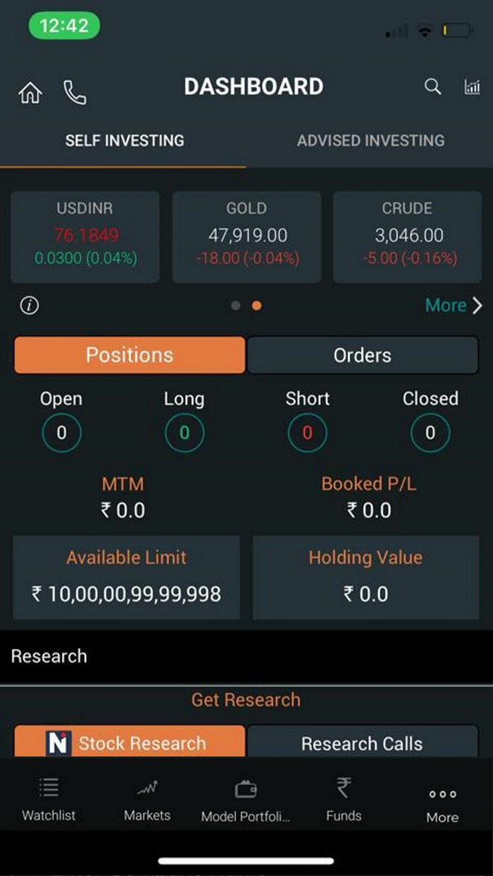 Narnolia Mobile Share Trading