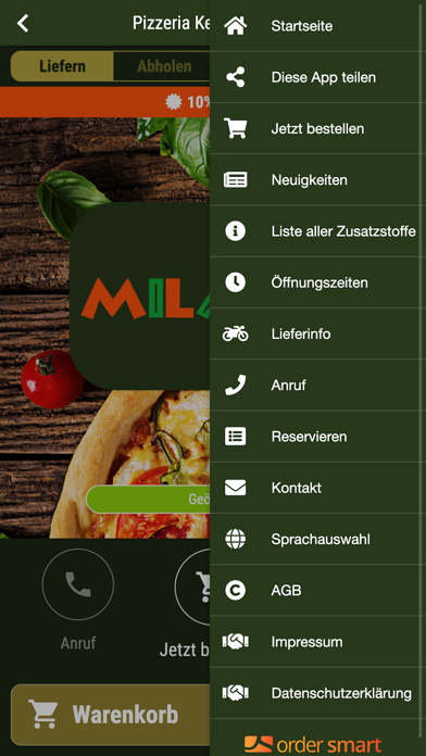 Pizzeria Kebap Milano Screenshot