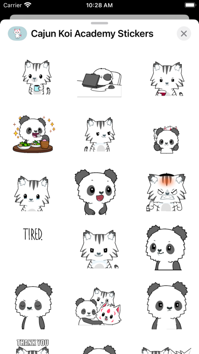 Cajun Koi Animated Stickers Screenshot