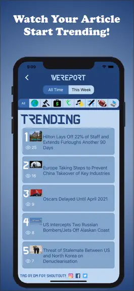 Game screenshot WeReport News hack