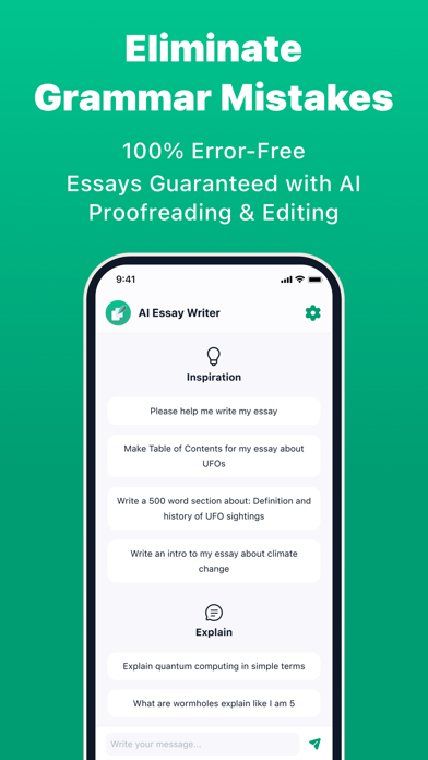 Essay Writer AI Editor Screenshot