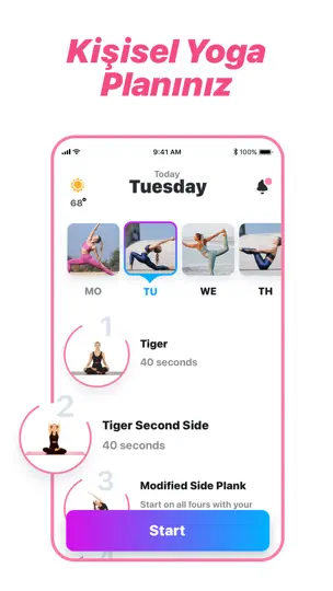 Yoga – Hareketler Ve Sınıflar iPhone Ekran Görüntüsü 1