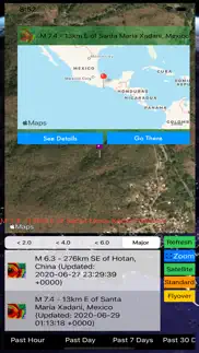 instant usgs earthquake pro iphone screenshot 2