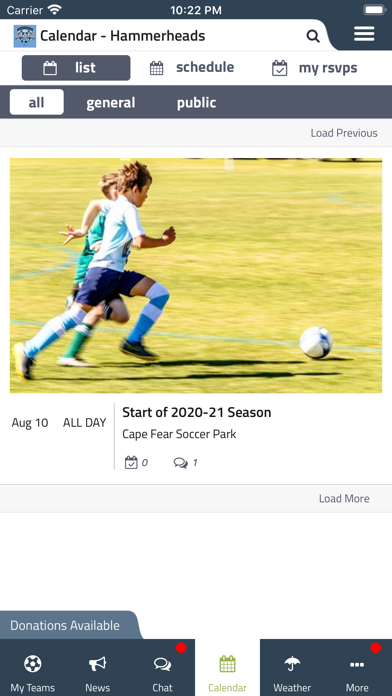 Wilmington Hammerheads Screenshot