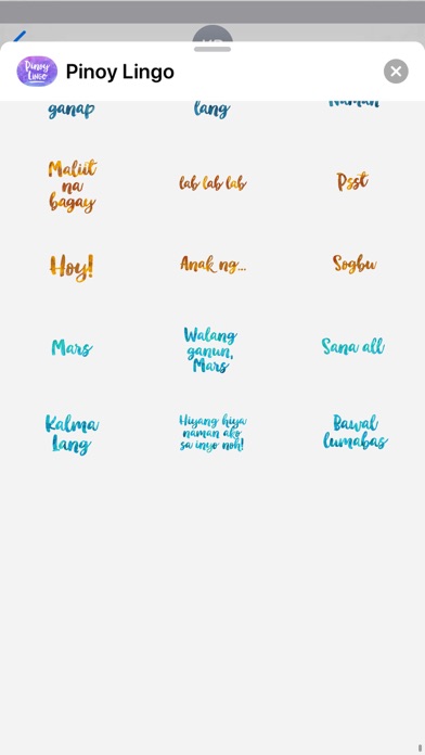 Pinoy Lingo for iMessageのおすすめ画像7