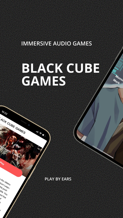 Black cube games | Audio games Screenshot