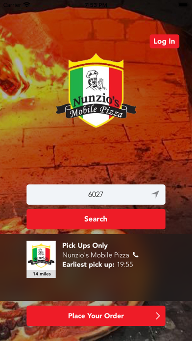 Nunzios Mobile Pizza Screenshot 1 - AppWisp.com Nunzios Mobile Pizza Screenshot 1 - AppWisp.com