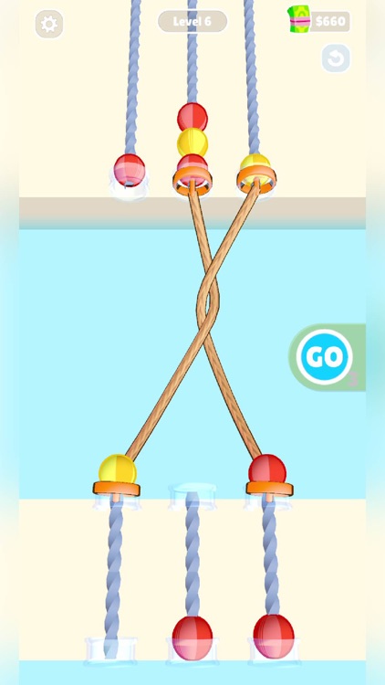 Balls and Ropes Sorting Puzzle screenshot-3