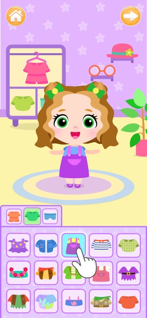 Jogo de vestir - Pintar menina na App Store