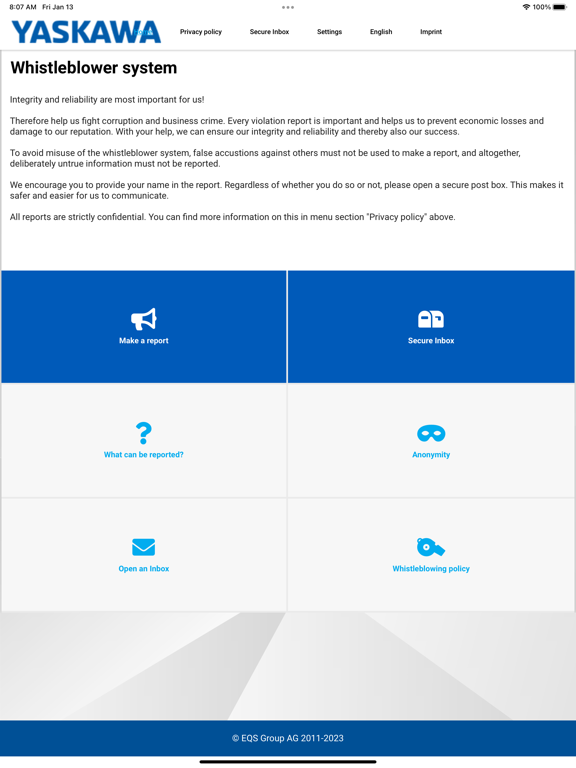 Screenshot #4 pour YASKAWA Compliance