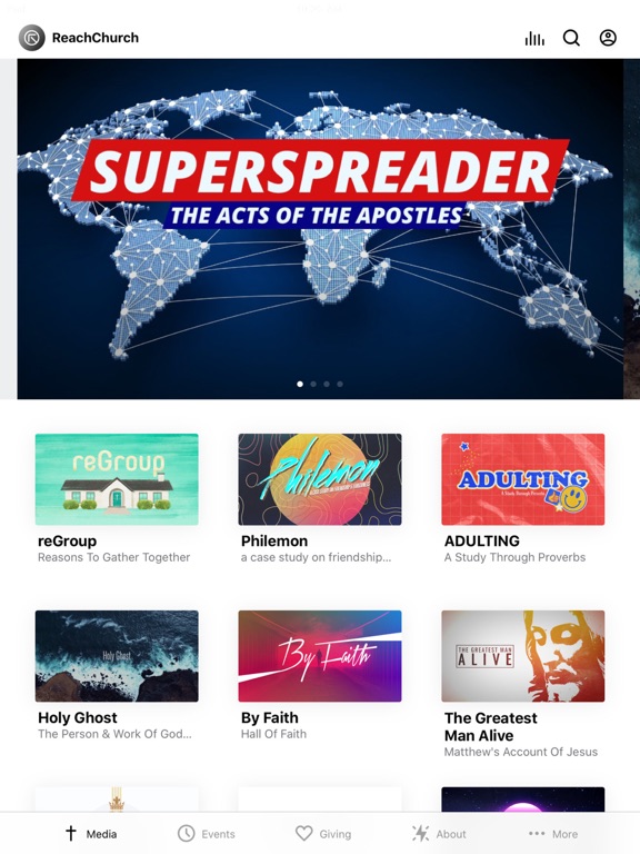 ReachChurchCO iPad screenshot 1 - Education app