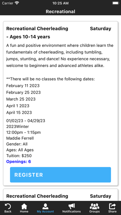 Passion Elite Cheer Screenshot