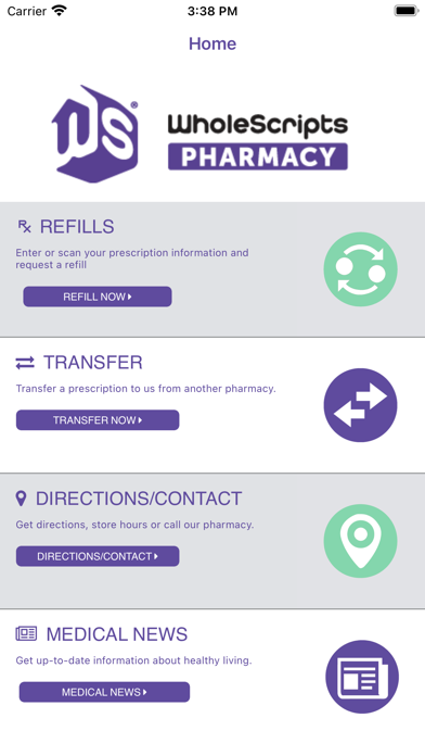 Wholescripts Pharmacy Screenshot