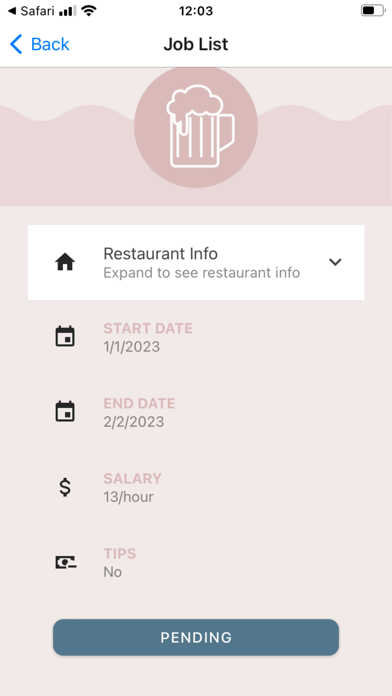 Next Waitress Screenshot