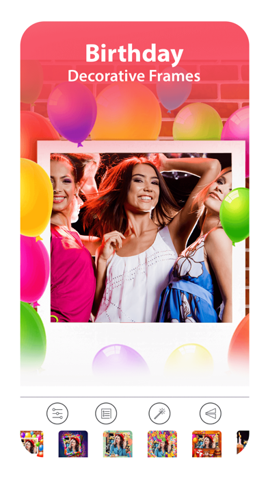 Screenshot #6 for Birthday Cake Photo Frames