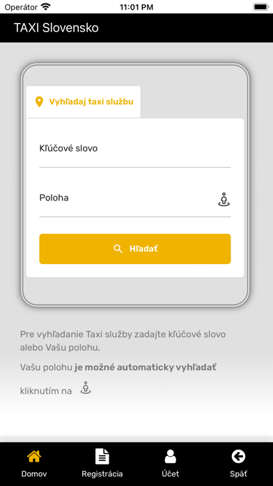 TAXI SK Screenshot