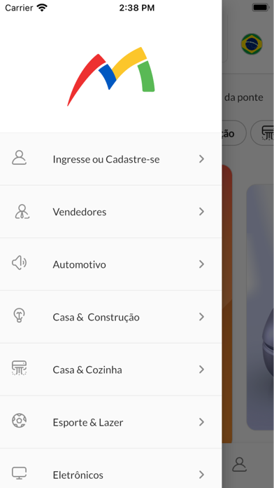Mega Eletrônicos Screenshot