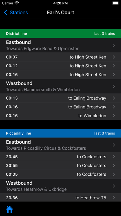 Tube Times Screenshot