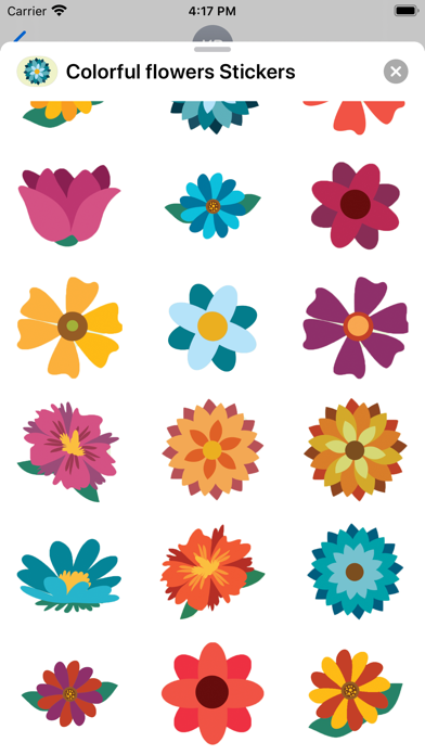 Screenshot #2 pour Fleurs - Autocollant stickers