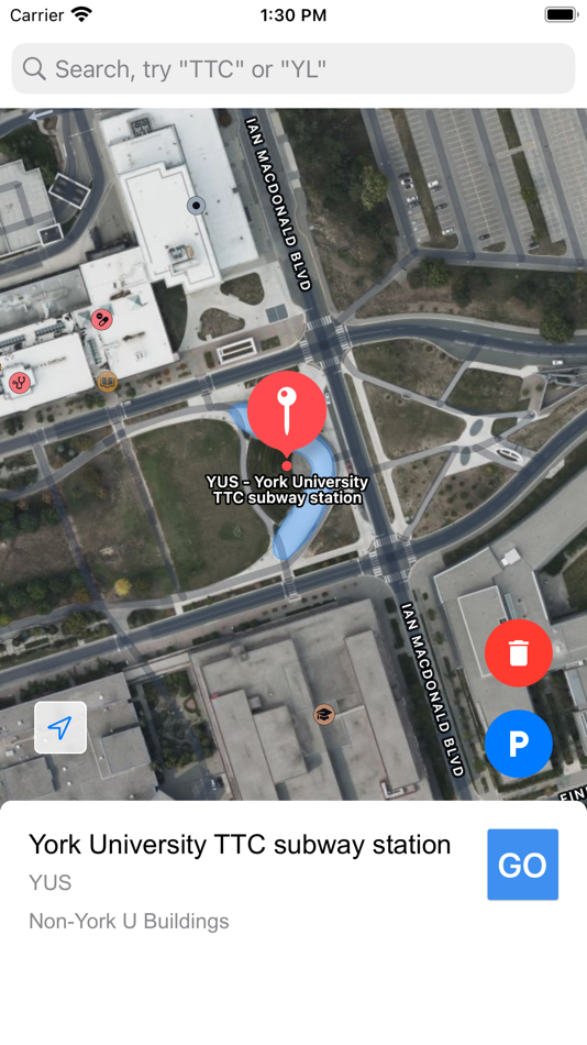 #3. York U Maps (iOS) 由: YAN CHEN