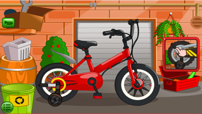 Clean Up, Bike Car Wash Games Screenshot