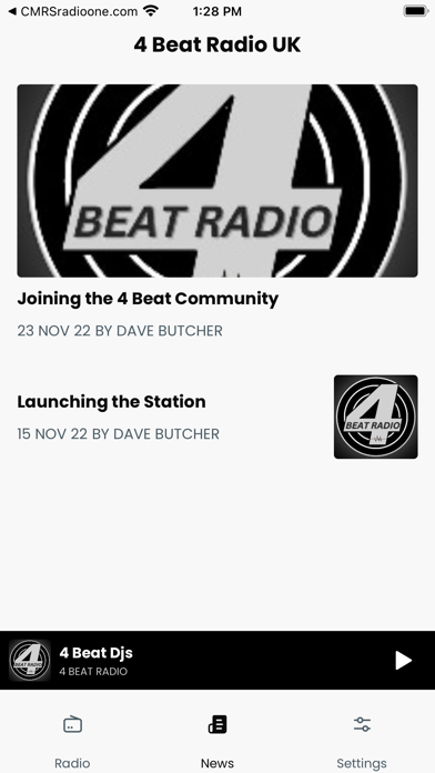 4 Beat Radio Screenshot