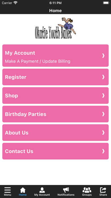Okatie Youth Ballet Screenshot