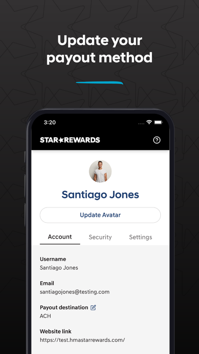 Hyundai Star Rewards Screenshot