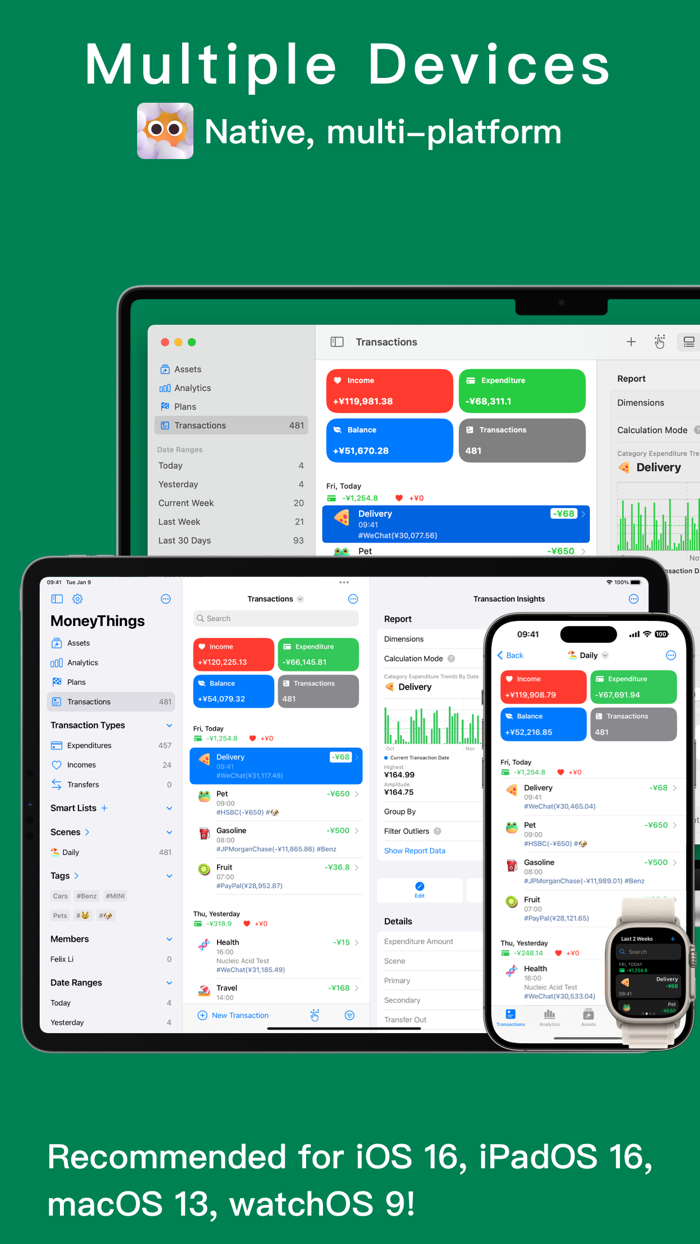 MoneyThings - Finance Tracker