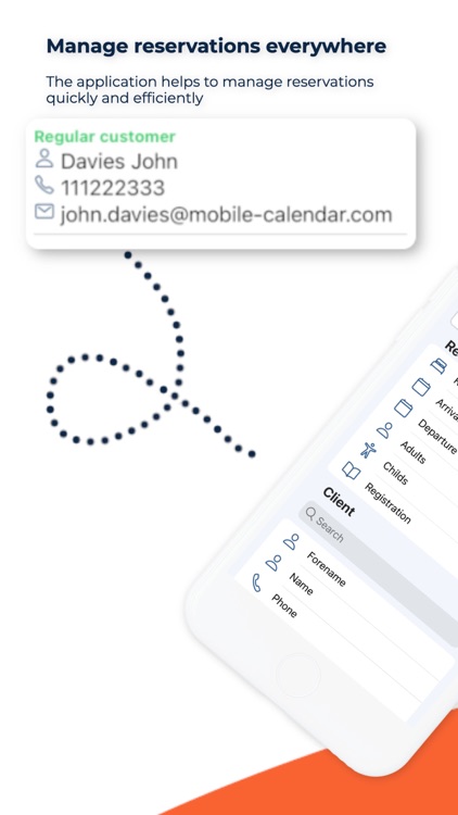 mobile-calendar booking system