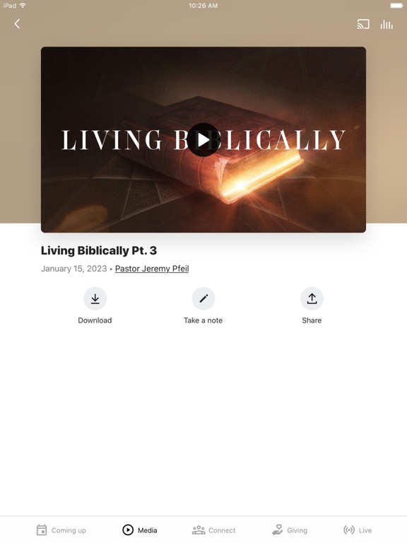 Accelerate Church (Amarillo) iPad screenshot 3 - Education app
