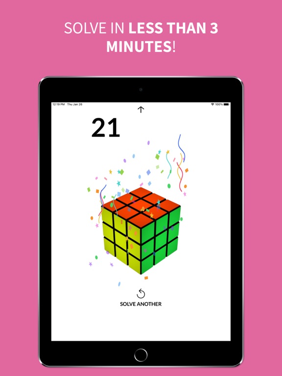 21Moves | Cube Puzzle Solver iPad screenshot 5 - Utilities app