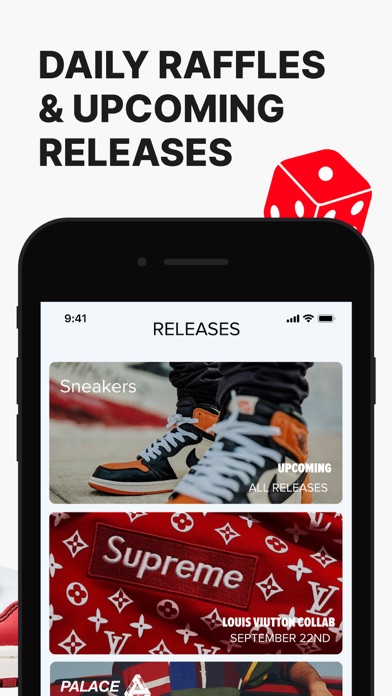 Sneakers Drops: Release＋Raffle Screenshot