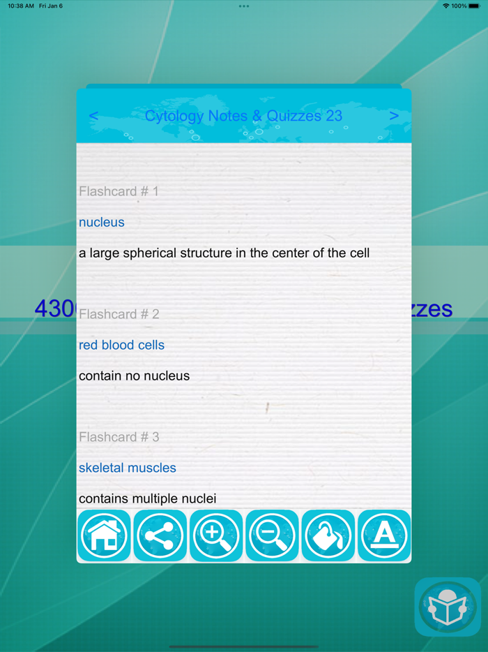 Cytology Exam Review App  QandA