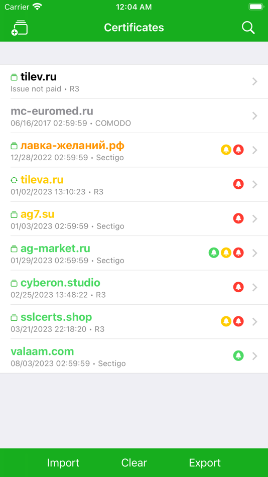 #5. SSL Certificates (iOS) Podle: IVAYLO TILEV