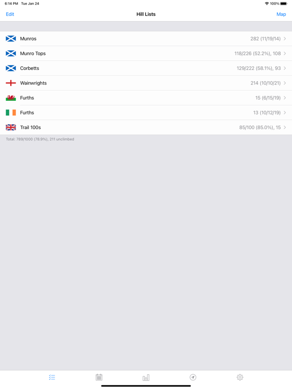 Screenshot #4 pour Hill Lists