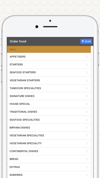 The Viceroy Restaurant Screenshot