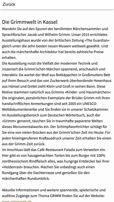 GRIMMWELT Kassel – Blinde Screenshot