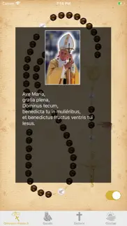 interactive rosary in latin iphone resimleri 2