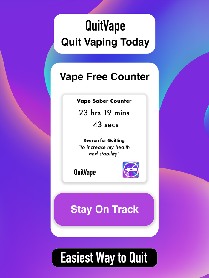 QuitVape Quit Vaping Tracker