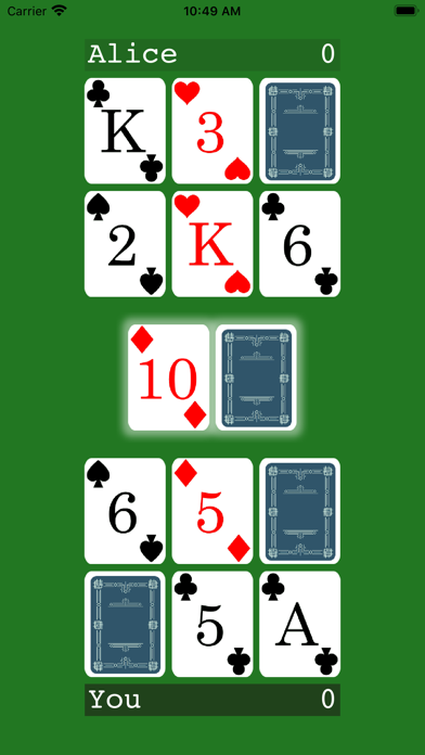 6 Card Golf Screenshot