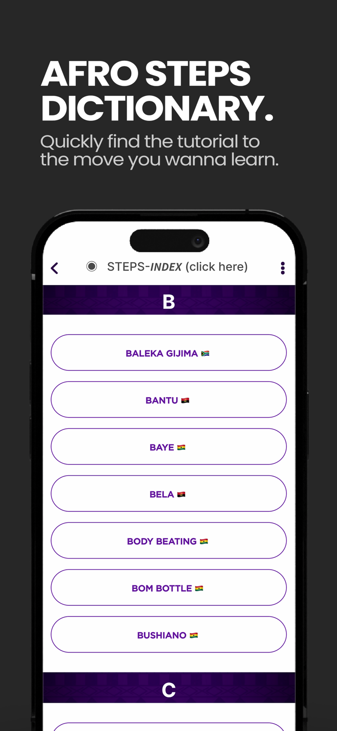 African Dance Dictionary