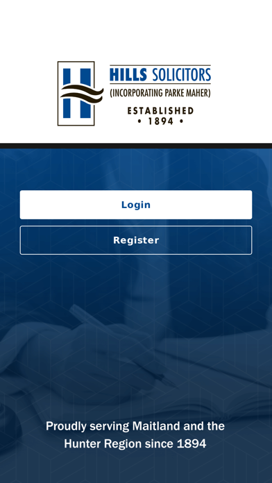 Hills Solicitors Screenshot