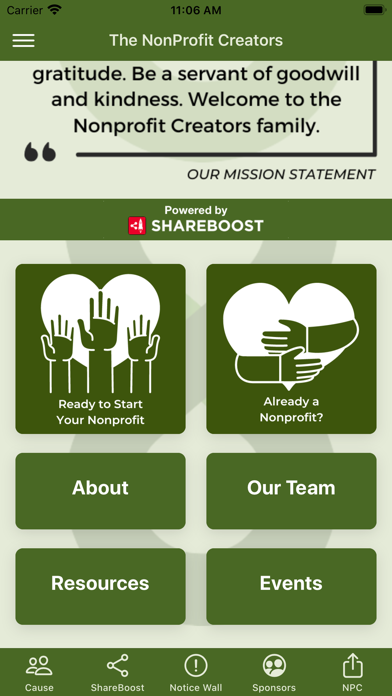 The NonProfit Creators Screenshot