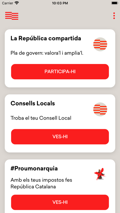 Consell República Catalana Screenshot