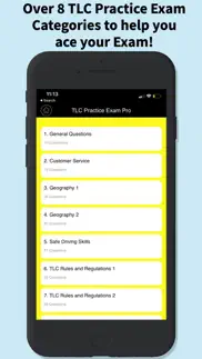 tlc exam test pro iphone screenshot 1