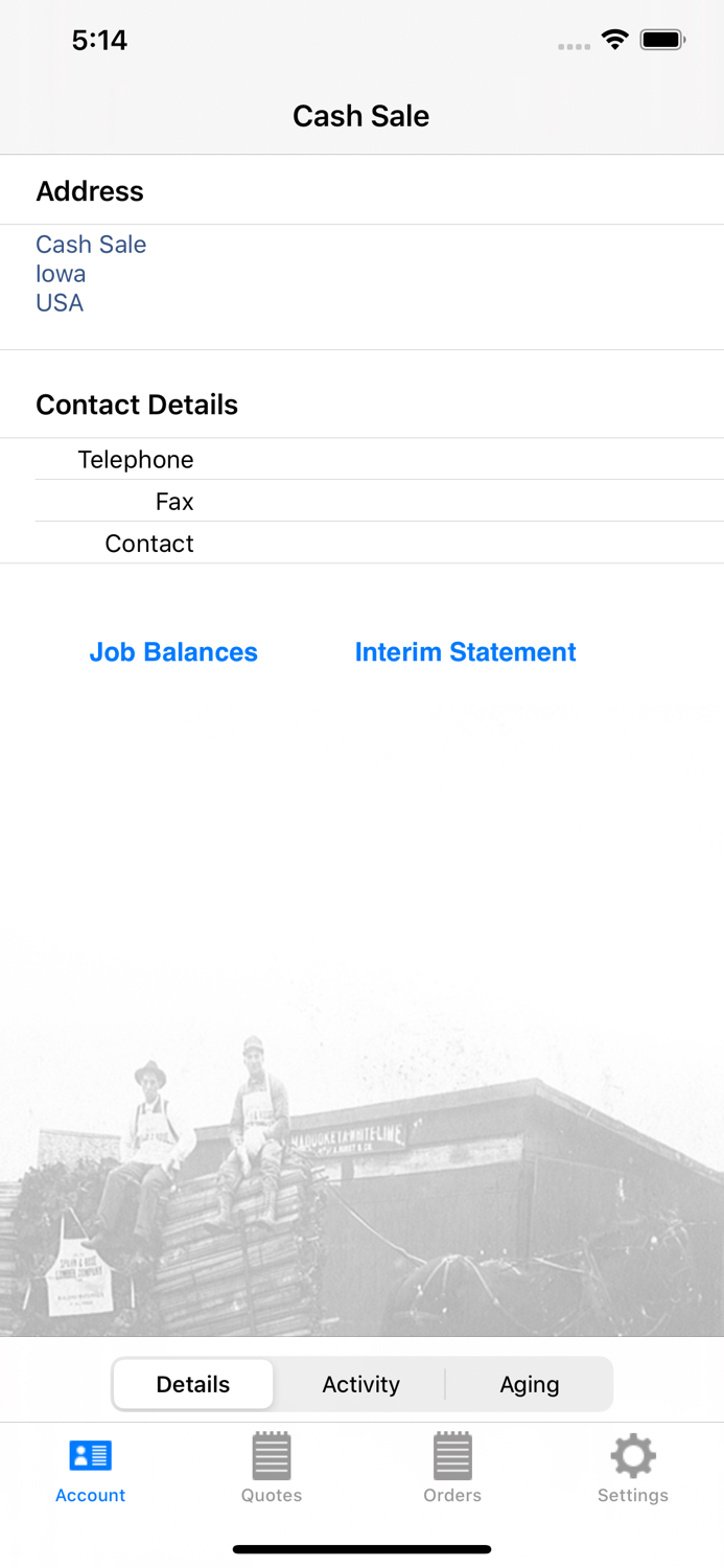 Spahn and Rose Lumber Web Track