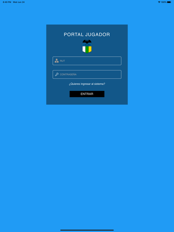 Portal Jugadores O'higgins screenshot 2