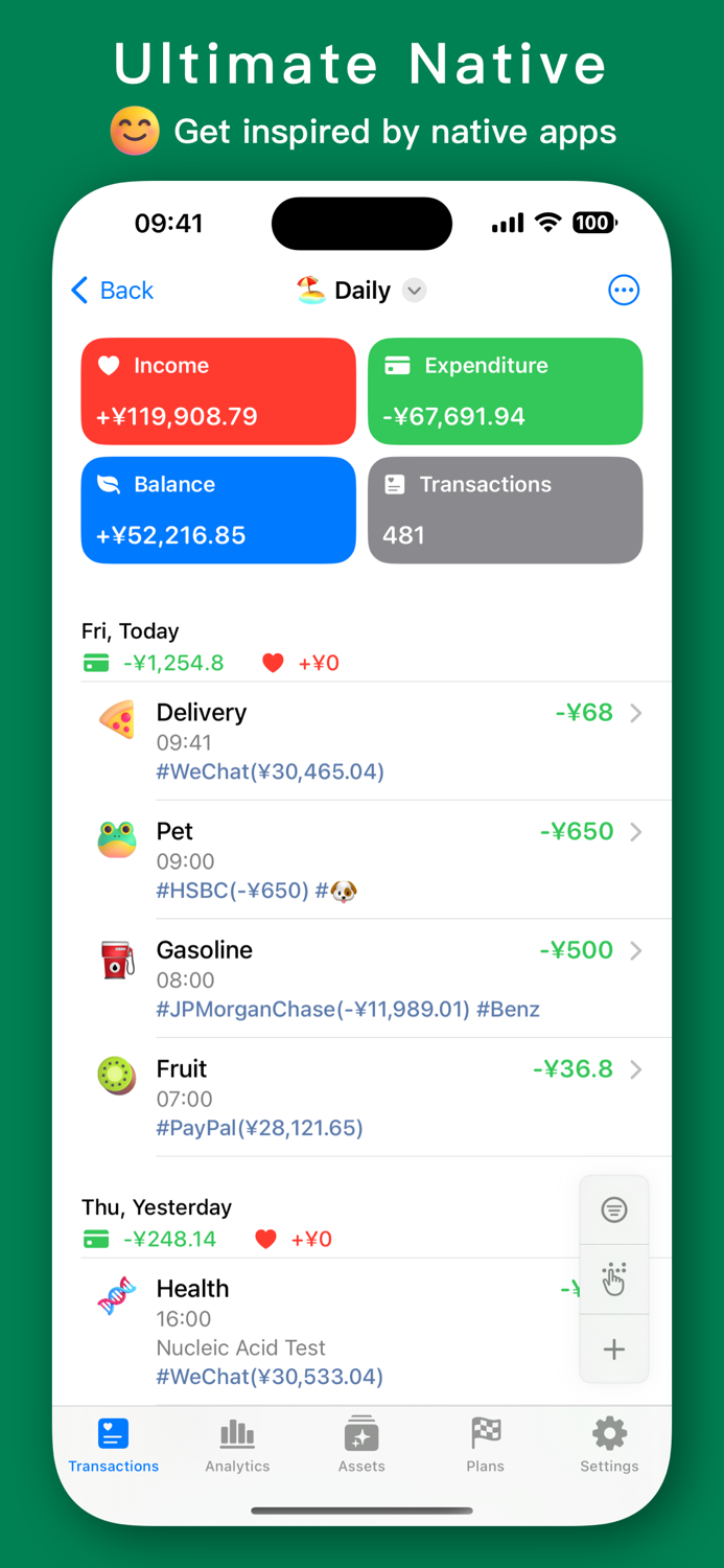 MoneyThings - Finance Tracker
